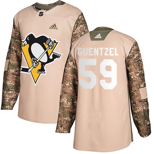 Jake Guentzel Men's Adidas Pittsburgh Penguins Authentic Camo Veterans