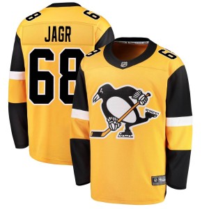 Jaromir Jagr Youth Fanatics Branded Pittsburgh Penguins Breakaway Gold Alternate Jersey