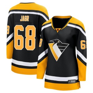 Jaromir Jagr Women's Fanatics Branded Pittsburgh Penguins Breakaway Black Special Edition 2.0 Jersey